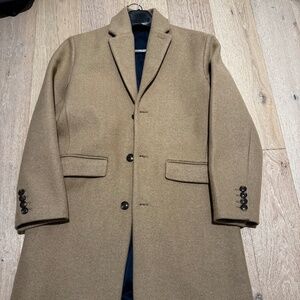 Bonobos The Italian Wool Topcoat Camel 38